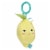 Manhattan Toy Mini-Apple Farm Lemon Baby Travel Toy with Rattle, Squeaker Perspective: top