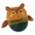 Manhattan Toy Wobbly Bobbly Owl Weighted, Soft Silicone Wobble Ball Perspective: top