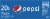 Pepsi Cola® Soda 20 Pack Perspective: top