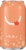 Bubly™ Peach Flavored Sparkling Water Cans Perspective: top