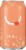 Bubly™ Peach Flavored Sparkling Water Cans Perspective: top