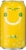 Bubly™ Pineapple Flavored Sparkling Water Cans Perspective: top