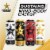 Rockstar® Punched Strawberry Peach Energy Drink Can Perspective: top
