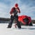 Eskimo® Stainless Steel Ice Fishing Hand Powered Manual Auger Bit with Handle Perspective: top