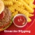 Ore-Ida Golden Crinkles French Fries Fried Frozen Potatoes Perspective: top