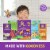 Annie's Organic Cheddar Cheesy Smiles Baked Corn Puffs Perspective: top