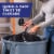 Hefty® 45 Gal. Contractor Black Trash Bags Perspective: top
