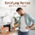 Lean Cuisine Features Spinach & Mushroom Frozen Pizza Perspective: top