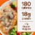 Lean Cuisine Frozen Meal Herb Roasted Chicken Protein Kick Microwave Meal Chicken Dinner for One Perspective: top