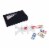 University Games ChickenFoot Professional Size Double 9 Color Dot Dominoes Perspective: top