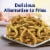 Birds Eye Crispy Green Beans Frozen Vegetables Perspective: top