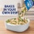 Birds Eye Voila! Oven Bake Meals Creamy Parmesan Garlic Chicken Frozen Meal Perspective: top
