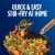 Birds Eye Asian Style Stir Fry Vegetables Frozen Vegetables Perspective: top