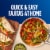 Birds Eye Fajita Veggies & Sauce Frozen Meal Perspective: top