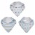 neat solutions Bandana Baby Bib Set - Blue Perspective: top