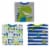 neat solutions Dinosaur Fiber Reactive Baby Bib Set Perspective: top