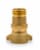Camco Durable Brass RV Water Pressure Regulator Perspective: top