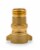 Camco Durable Brass RV Water Pressure Regulator Perspective: top