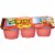 Mott's Mighty No Sugar Added Strawberry Peach Applesauce Cups Perspective: top
