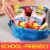 Mott's Strawberry Banana Non-Dairy Oat Milk Fruit Smoothie Pouches Perspective: top