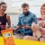 Bugles Crispy Corn Snacks Nacho Cheese Snack Bags Perspective: top