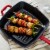 Tramontina Gourmet Cast Iron Grill Pan - Gradated Red Perspective: top