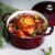 Tramontina Gourmet Covered Round Cast Iron Dutch Oven - Majoiica Red Perspective: top