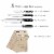 Tramontina Pro-Series Cutlery Set with Block Perspective: top
