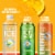 Sparkling Ice® + Caffeine Triple Citrus Sparkling Water Perspective: top