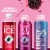 Sparkling Ice® Caffeinated Black Raspberry Flavored Sparkling Water Can Perspective: top