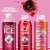 Sparkling Ice +Caffeine Zero Sugar Cherry Vanilla Sparkling Water Perspective: top