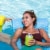 TRC Recreation Super Soft Sun Cliner Swimming Pool Water Hammock, Blue Wave Perspective: top