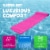 TRC Recreation Serenity 1.5 Thick Foam Swimming Pool Float Mat, Flamingo Pink Perspective: top