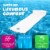 TRC Recreation Splash 1.25 Thick Foam Swimming Pool Float Lounger Mat, White Perspective: top