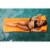 TRC Recreation Super Soft 2 Thick Vinyl Outdoor Pool Float Swim Lounger, Navy Perspective: top
