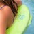 TRC Recreation Aqua Swing Chair Foam Swimming Pool Lounger Float, Fierce Green Perspective: top