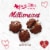PANGBURN'S OF TEXAS Milk Chocolate Millionaires Valentine's Day Heart Candy Gift Box Perspective: top