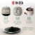 Haden Dorset Stainless Steel Cordless Electric Kettle - Putty Perspective: top