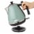 Haden Cotswold Stainless Steel Cordless Electric Kettle - Sage Green Perspective: top