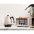 Haden Cotswold 4-Slice Wide Slot Toaster - Putty Perspective: top