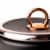Haden Heritage Stainless Steel Electric Kettle - Black/Copper Perspective: top