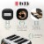 Haden Heritage 4 Slice Wide Slot Stainless Steel Toaster, Black & Copper Perspective: top