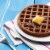 Pillsbury™ Cocoa Puffs™ Frozen Waffles Perspective: top
