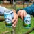 Busch Light American Lager Beer Perspective: top