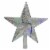 J Hofert Dual Color 9 In. Star LED Christmas Tree Topper 1981 Perspective: top