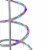Hofert 7' Pre-Lit Slim Spiral Rope Light Christmas Tree Outdoor Decor - Multicolor LED Lights Perspective: top
