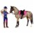 Breyer Freedom Series English Horse and Rider Doll Kids Toy Set and Accessories Perspective: top