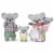 Calico Critters™ Outback Koala Family Playset Perspective: top