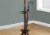 Free Standing, 6 Hooks, Entryway, 71 h, Umbrella Holder, Bedroom, Wood, Brown, Perspective: top