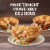 Marie Callender's Turkey Pot Pie Frozen Meal Perspective: top